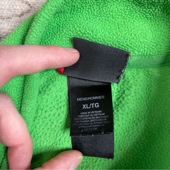 The North Face Green Gray Blue Sweatshirt Top Shirt Men’s Size XL/TG. V - Picture 4 of 6